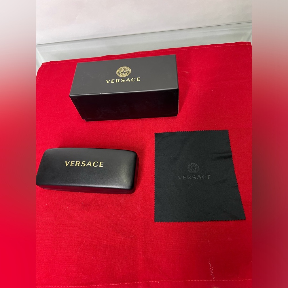 Versace Black Eyewear Case Set - image 1